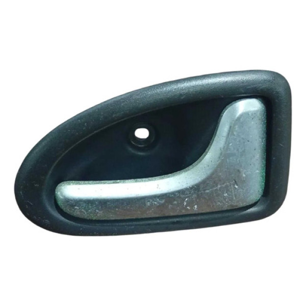 Maçaneta Dianteira Direita Renault Clio 2005 2006 7700423888 Prateado Dianteira