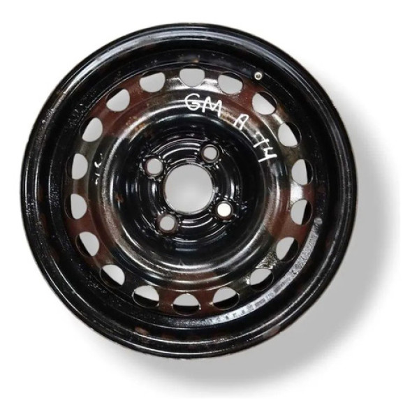 Roda Ferro Aro 14 Chevrolet Montana Agile - 4 Furos Original Preto