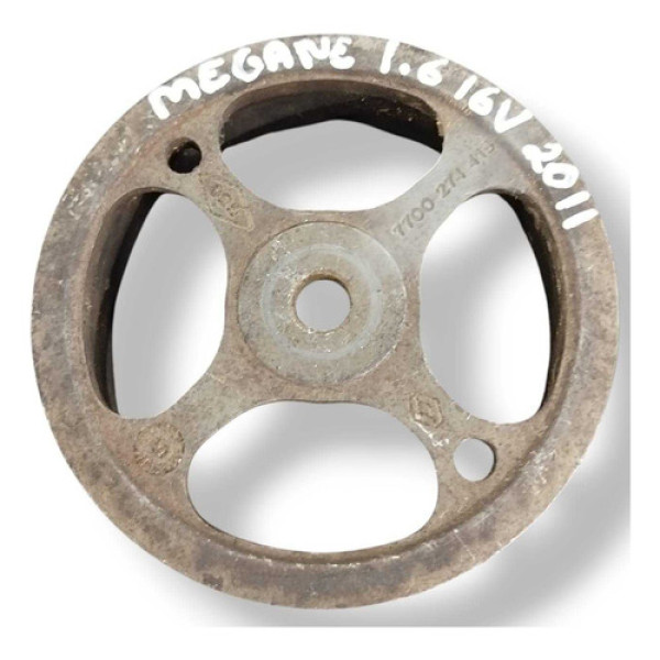 Polia Comando Válvulas Renault Megane 2008 A 2014 7700274413 Prateado