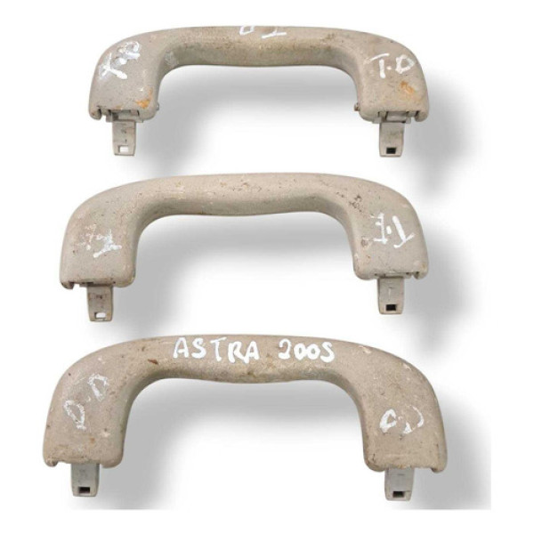 Kit Trio Alças Puxadores Teto Chevrolet Astra 2004 2005 2006 Bege