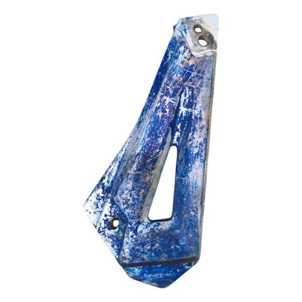 Suporte Pedalheira Bacalhau Esquerda Dafra Speed  150 Cc Preto