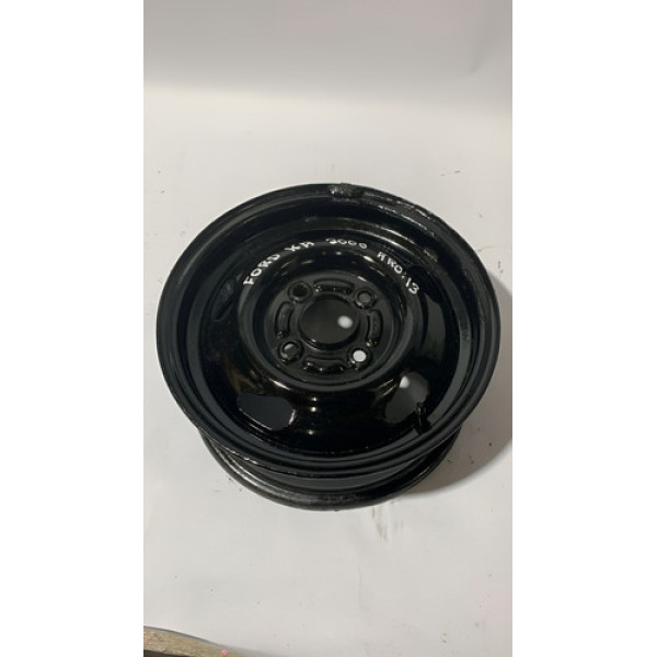 Roda Avulsa De Ferro Ford Ká 2000 Aro: 13 - 1 Preto