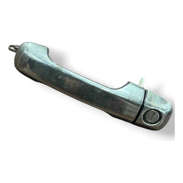 Maçaneta Externa Dianteira Esquerda Ford Ecosport 2007 2008 Prateado Dianteira