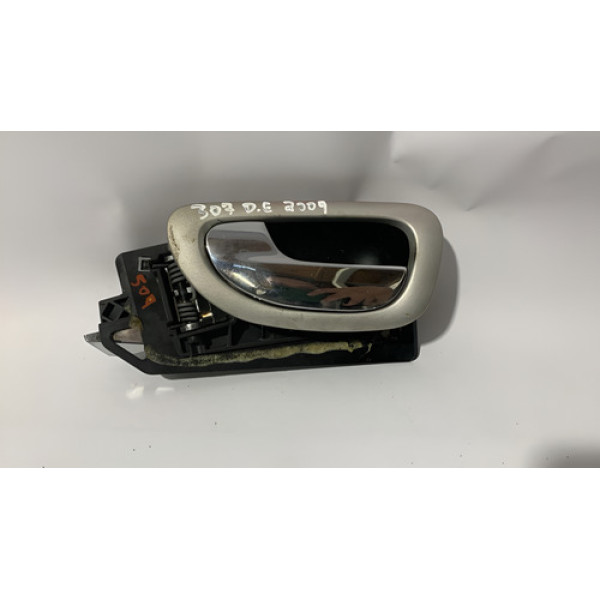  Maçaneta Interna Dianteira Esquerda Peugeot  307 2010 Traseira
