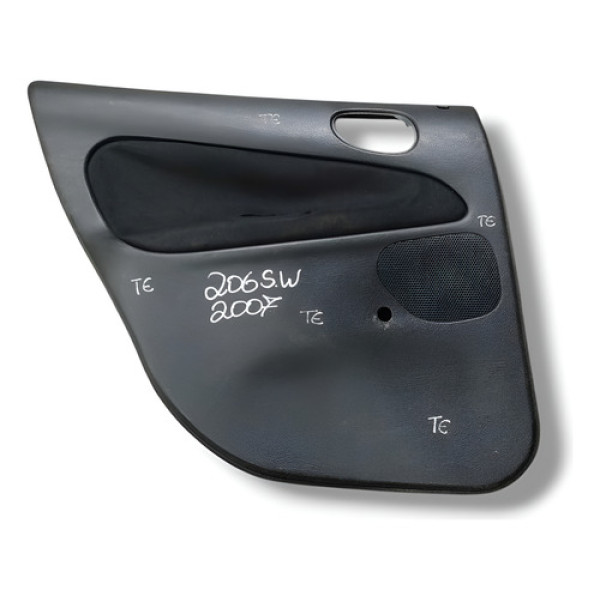 Forro Porta Traseiro Esquerda Peugeot 206 Sw 2007 9656970477