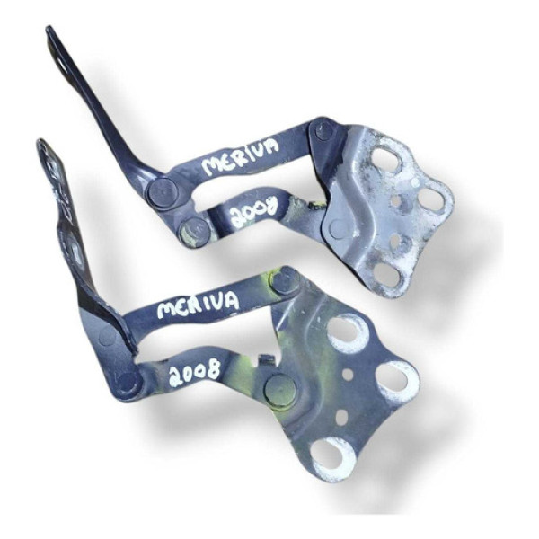 Par Braços Dobradiças Capô Chevrolet Meriva 2007 2008 2009