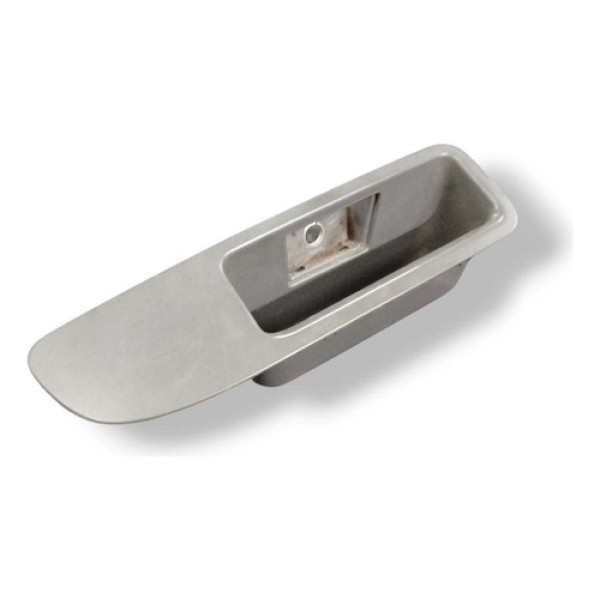 Puxador Porta Traseira Esquerda Fiat Palio 2011 735497491 Cinza