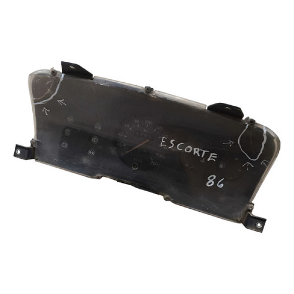 Painel Instrumentos Ford Escort 1986 86ab10841aa (detalhe) Preto