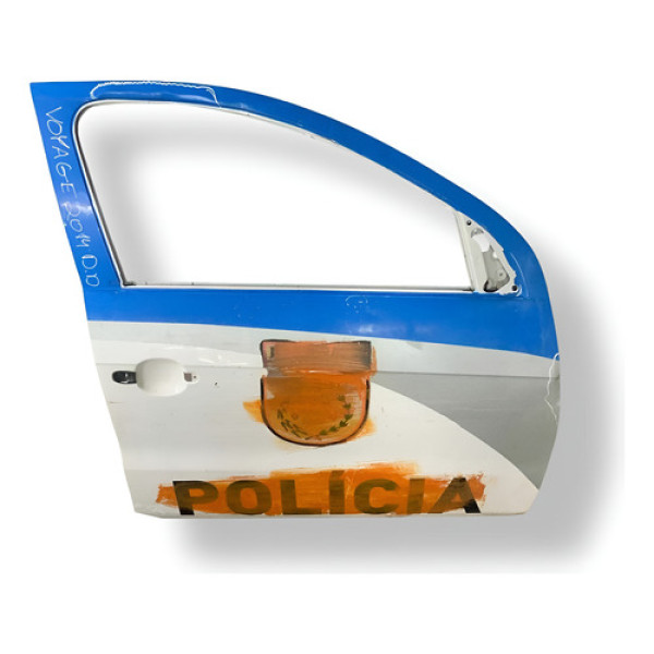 Porta Dianteira Direita Volkswagen Voyage C/detalhe 2014 - Dianteira - Direita - Branco