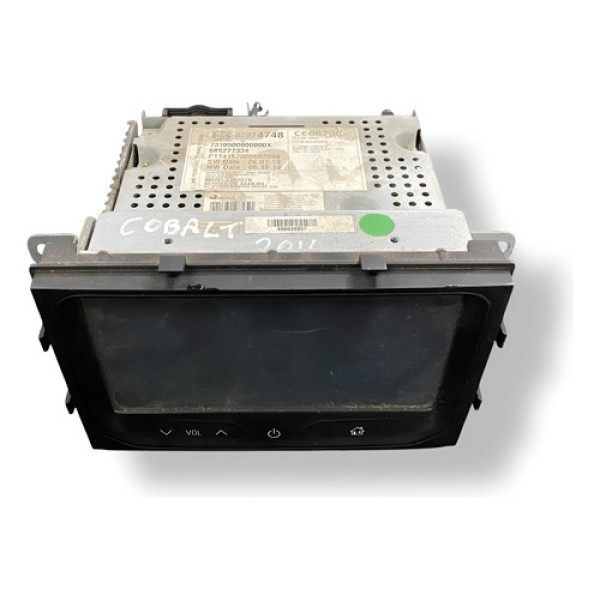 Radio Multimídia Chevrolet Cobalt 1.8 2015 2016 52074748 Branco