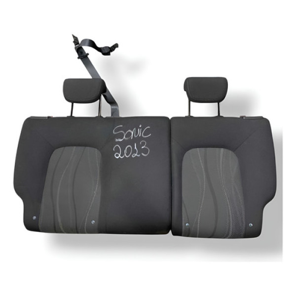 Encosto Banco Traseriro Chevrolet Sonic 2013 2014 2015 Preto