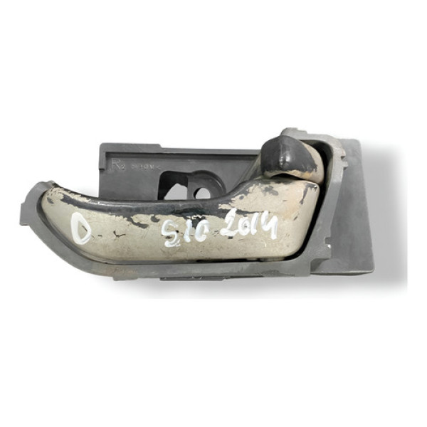 Maçaneta Intena Porta Diant Direita Chevrolet  S10 2.4  2014 Preto Dianteira