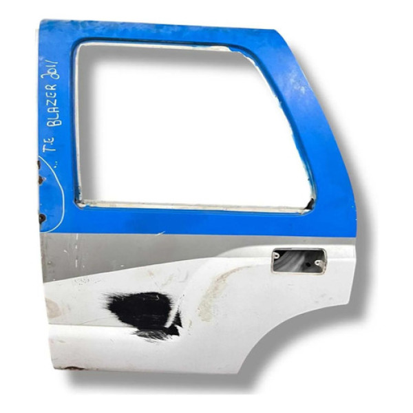 Porta Traseira Esquerda Chevrolet Blazer 2011 2012 Detalhe Traseira Esquerda Branco