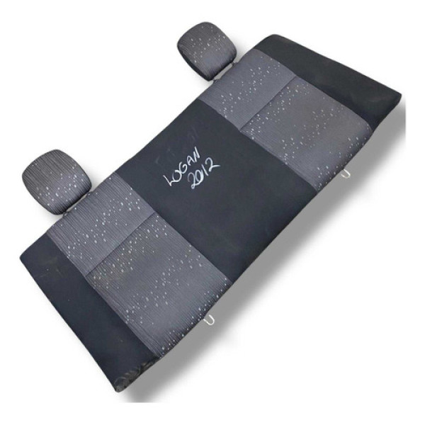 Encosto Banco Traseiro Renault Logan 2012 2013 2014 2015 16 Preto