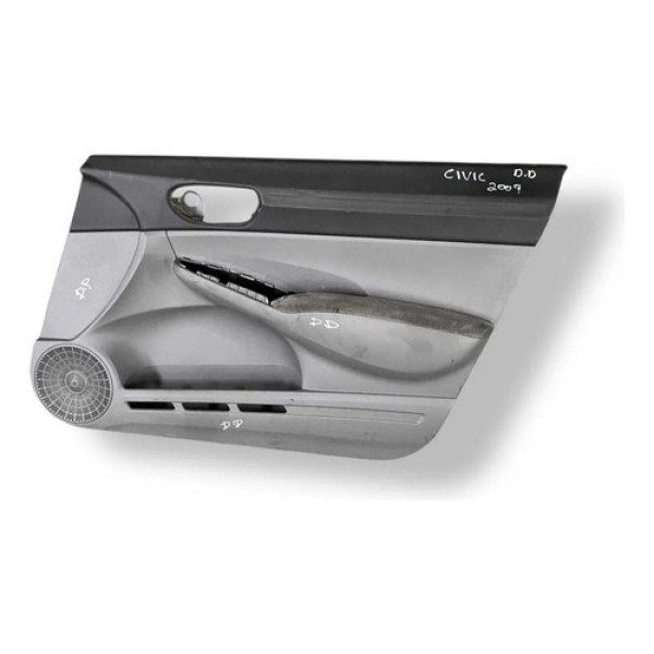 Forro Porta Dianteira Direita Honda Civic Lxs 2009 2010 2011 Cinza