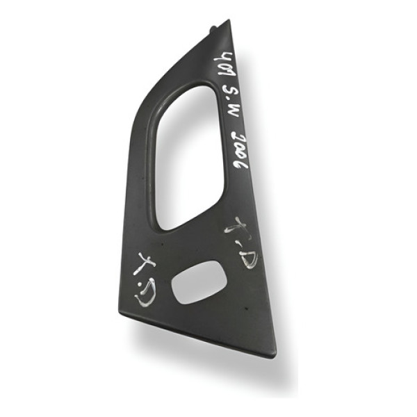 Moldura Maçaneta Interna Tras Direita Peugeot 407 Sw 2006 - Preto - Traseira