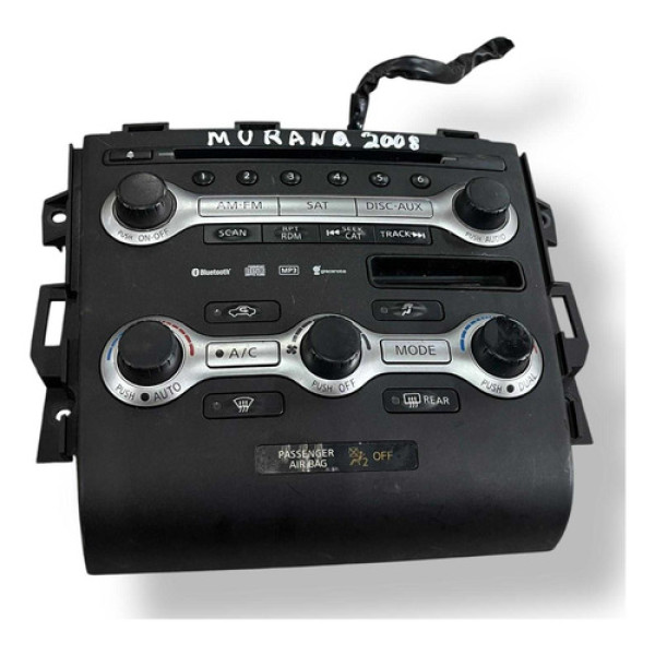 Painel Comando Climatização Radio Nissan Murano 3.5 V6  2008