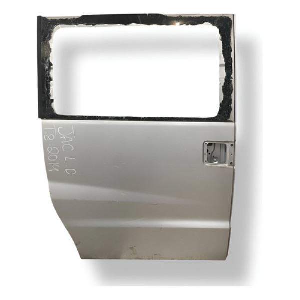Porta Direita Correr Jac  T8 2.0 T 2014 2015 2016 2017 - Dianteira - Direita - Prateado