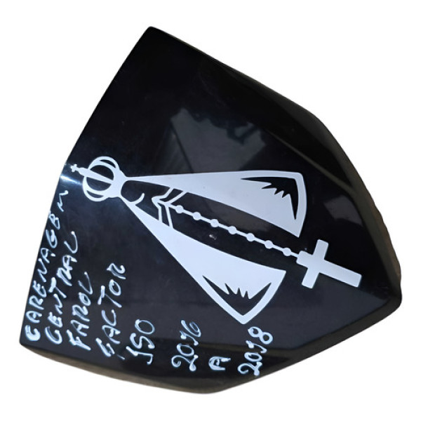 Carenagem Central Farol Yamaha Factor 150 2016 2017 2018  Preto