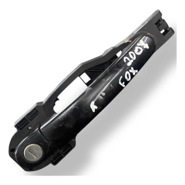 Maçaneta Externa Traseira Esquerda Fox 2007 5z4837885 Preto Traseira