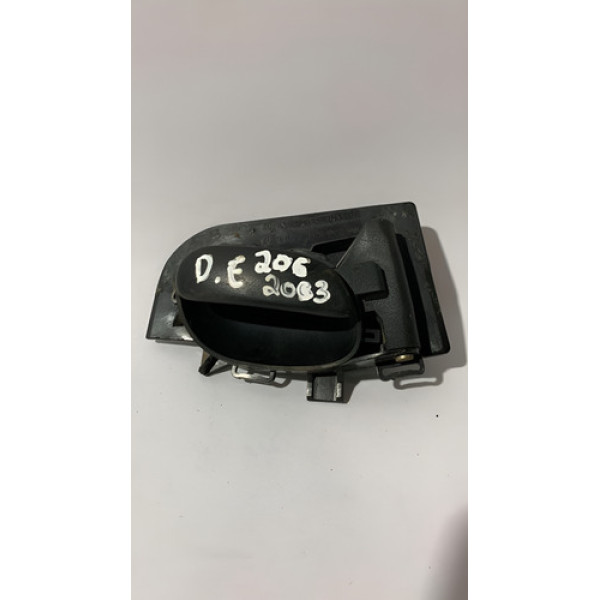 Maçaneta Interna D E Peugeot 206 Sw 2006 9623698477 Dianteira
