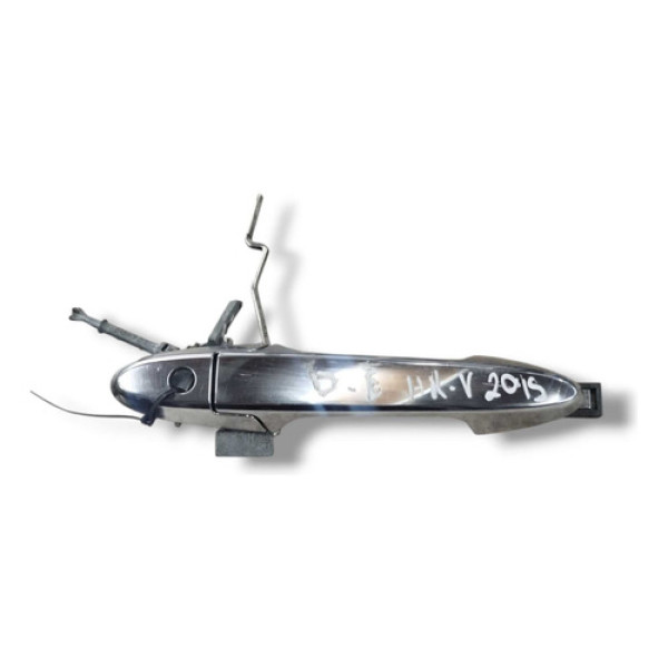 Maçaneta Externa Dianteira Esquerda Honda Hrv 2015 2016 2017 Prateado Dianteira