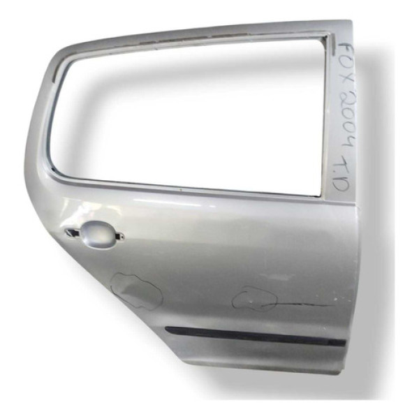 Porta Traseira Direita Volkswagen Fox 2004 A 2006 Detalhes Traseira 1 Cinza