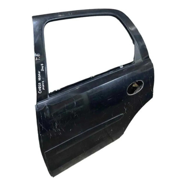 Porta Traseira Esquerda Chevrolet Corsa Maxx Sedan 2007  Traseira Esquerda Preto