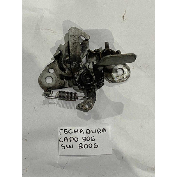 Fechadura Do Capô Peugeot 206 Sw 1.4 2006 52579