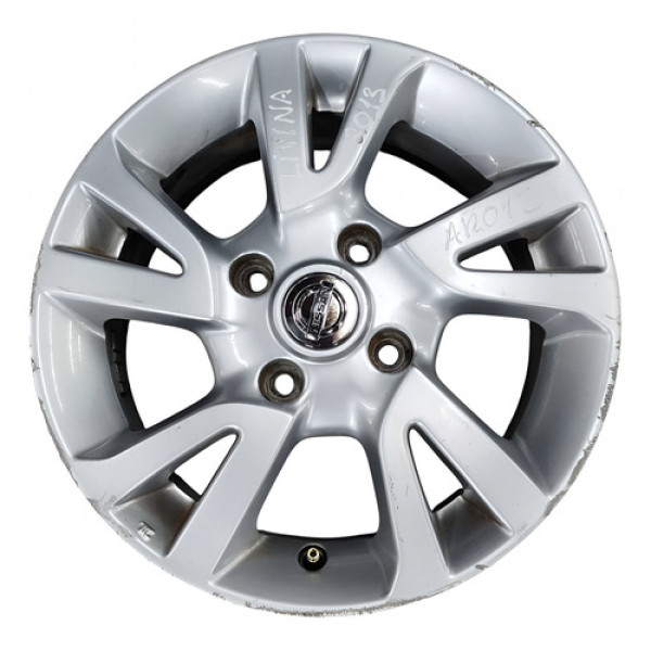 Roda Avulsa Aro 15 Nissan Livina 2009 2010 2011 2013 2014  Preto