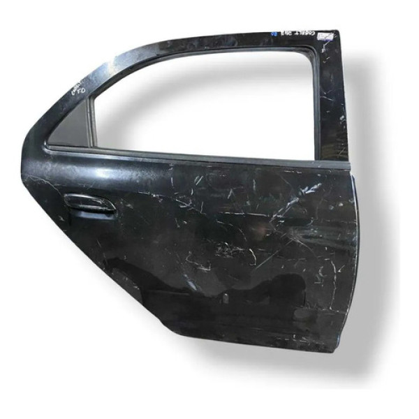 Porta Traseira Direita Chevrolet Cobalt 2012 2013 Detalhe Traseira Direito Preto
