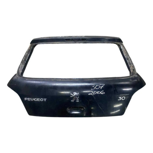 Tampa Traseira Porta Malas Peugeot 307 Sw 2.0 - 2006 2007 Preto