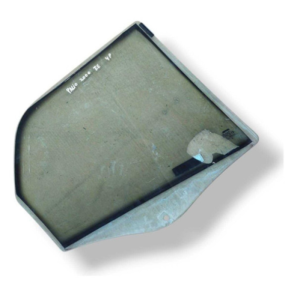 Vidro Lateral Porta Traseira Esquerda Fiat Palio 1997 A 2000