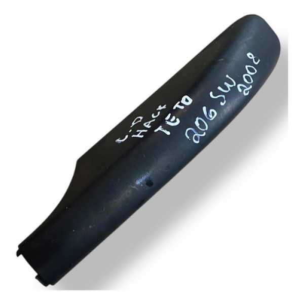 Acabamento Ponteira Rack Teto Direito 206 2008 2009 96596146 Prateado