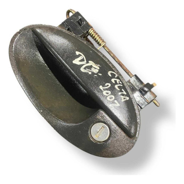 Maçaneta Ext Dianteira Esquerda Gm Celta 1.0 2007 - 93349617 Branco Dianteira