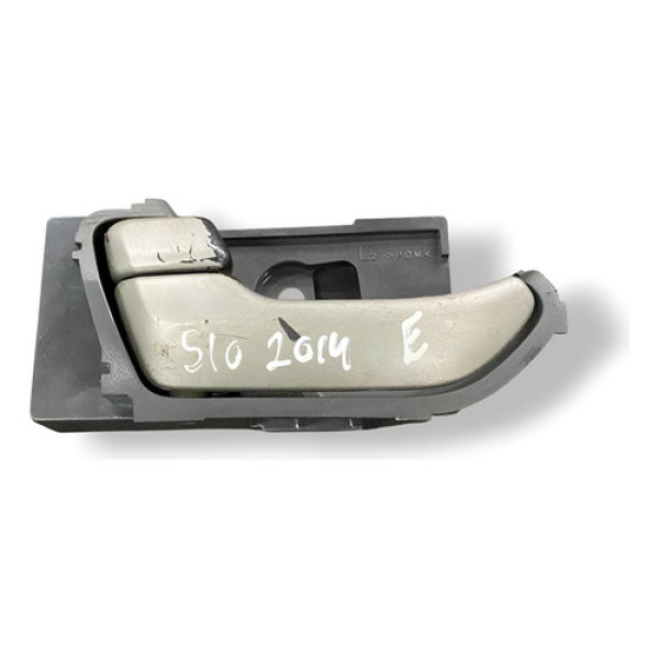 Maçaneta Interna Dianteira Esquerda Chevrolet S10 2013 2014 Preto Traseira