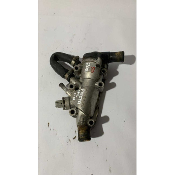 Carcaça Válvula Termostática Fiesta Gl 1.0 2001 