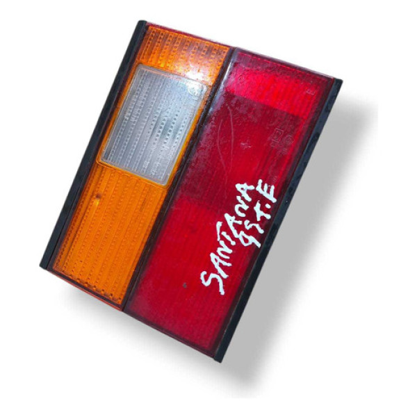 Lanterna Traseira Esquerda Volkswagen Santana 1995 A 1999 Esquerdo/motorista Vermelho