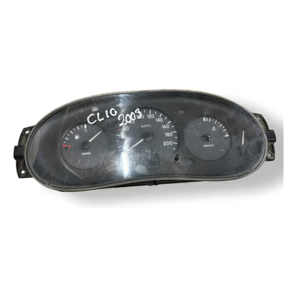 Painel Instrumento Renault Clio 1.6 2001 2002 09043080094 - Cinza