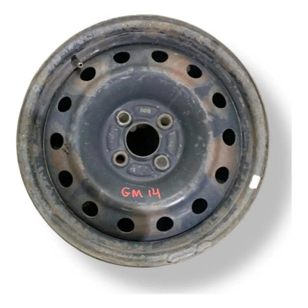 Roda Avulsa Aro 14 Volkswagen Gol Voyage Polo Golf 4 Furos Preto