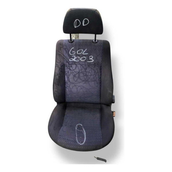 Banco Dianteiro Direito Volkswagen Gol G3 2003 Detalhes Prateado