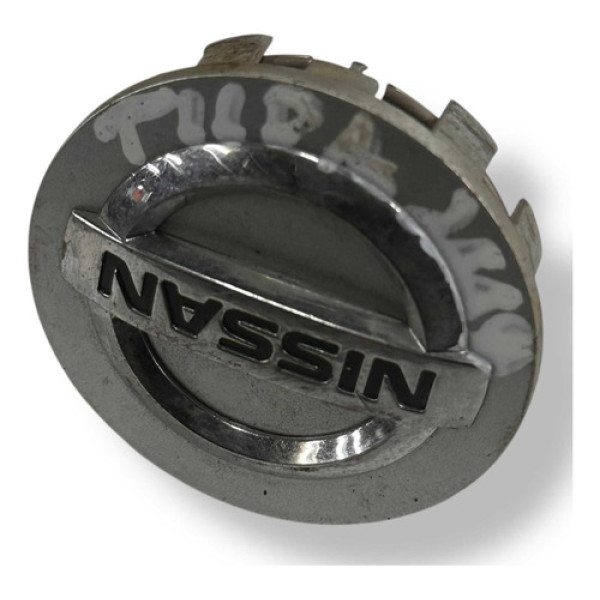 Calota Central Roda Nissan Tiida 2008 2009 2010 40342zm70b - Preto
