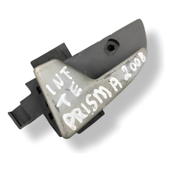 Maçaneta Interna Traseira Esquerda Gm Prisma 2008 93373217 Preto Traseira