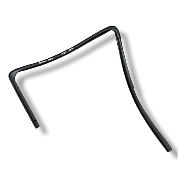 Borracha Canaleta Vidro Traseira Esquerda Interno Sonic 2013 Preto