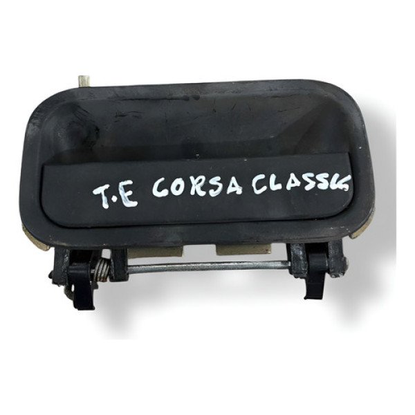 Maçaneta Externa Traseira Esquerda Chevrolet Corsa 2007 2008 Amarelo Traseira