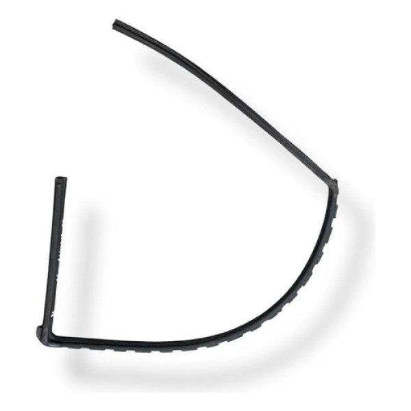 Borracha Vidro Dianteira Esquerda Nissan Versa 2019 2020 Preto