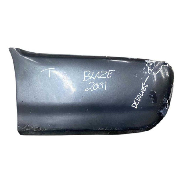 Moldura Parachoque Traseira Esquerda Blazer 2001 Com Detalhe