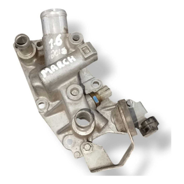 Carcaça Válvula Termostática Nissan March 1.6 2016 2017 2018