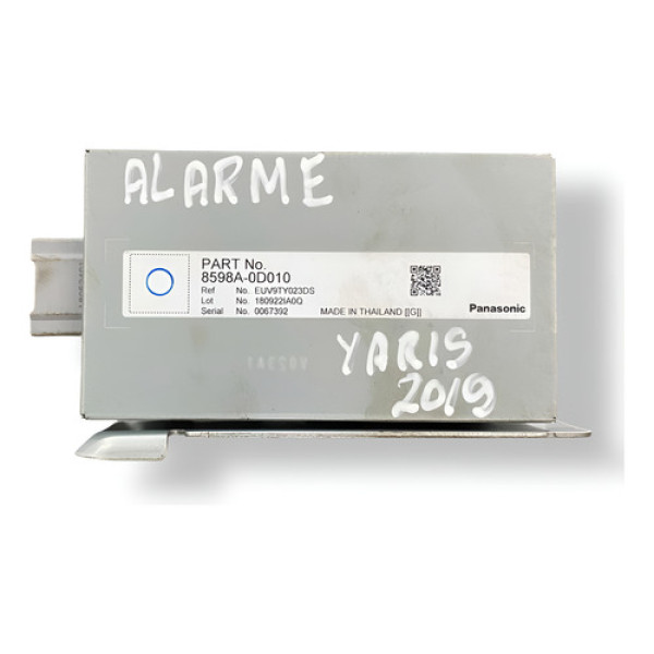 Módulo Central Alarme Toyota Yaris 1.5 2019 2020 8598a0d010