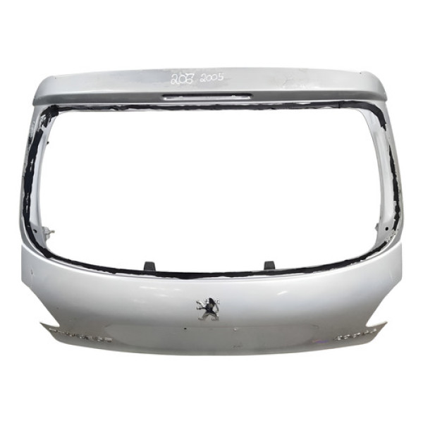 Tampa Traseira Sem Fechadura Porta Malas  Peugeot 206 2005 - Natural